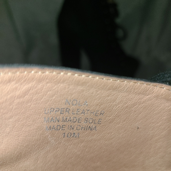 JEFFREY CAMPBELL || Black Leather NOLA Platform boots size 10M - Picture 8 of 8